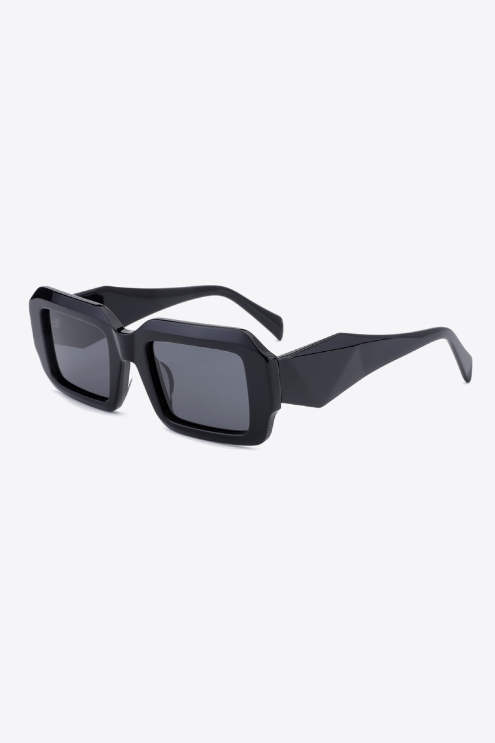 Rectangular Polarized Full Rim Sunglasses