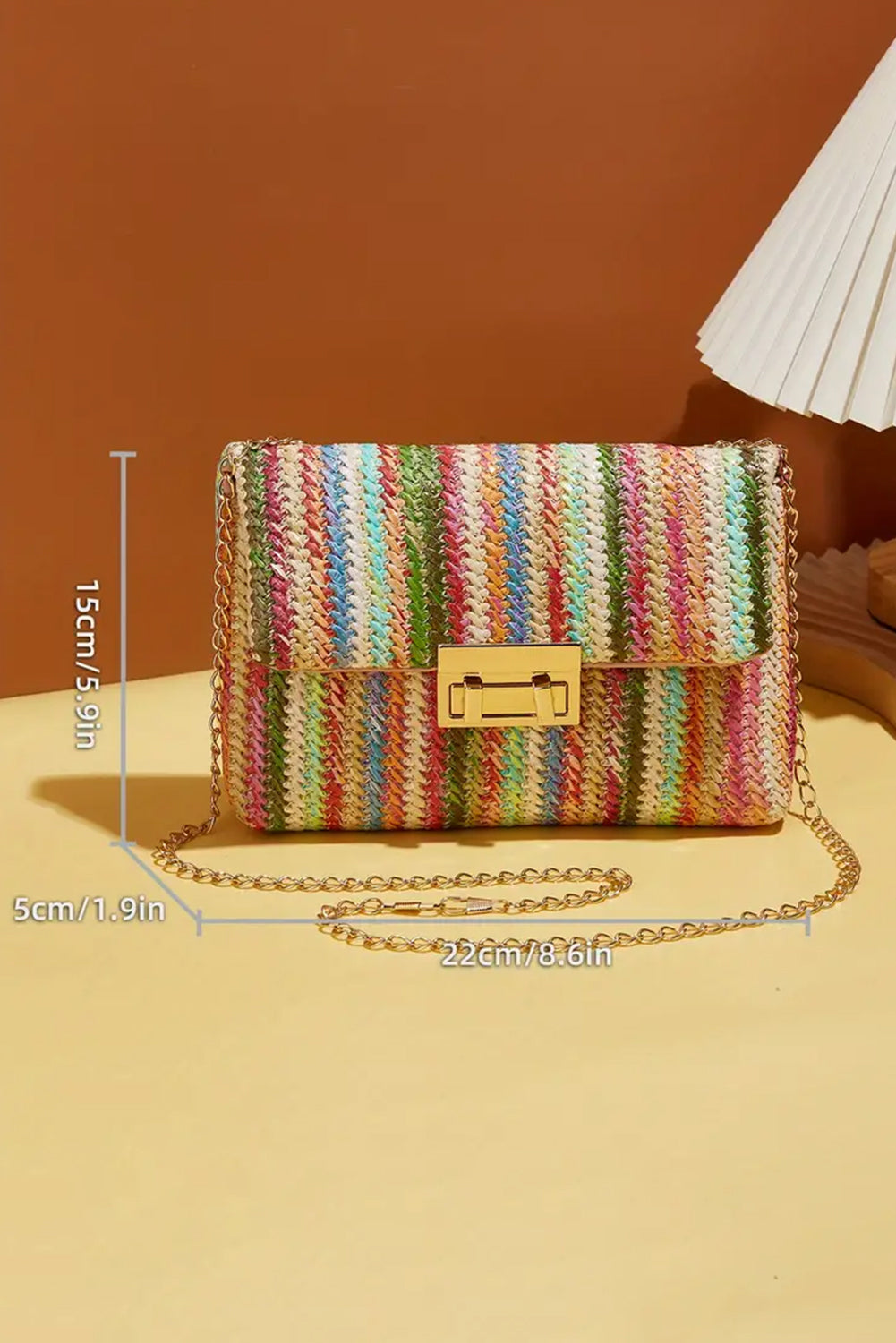 Pastel Bohemian Woven Shoulder Bag