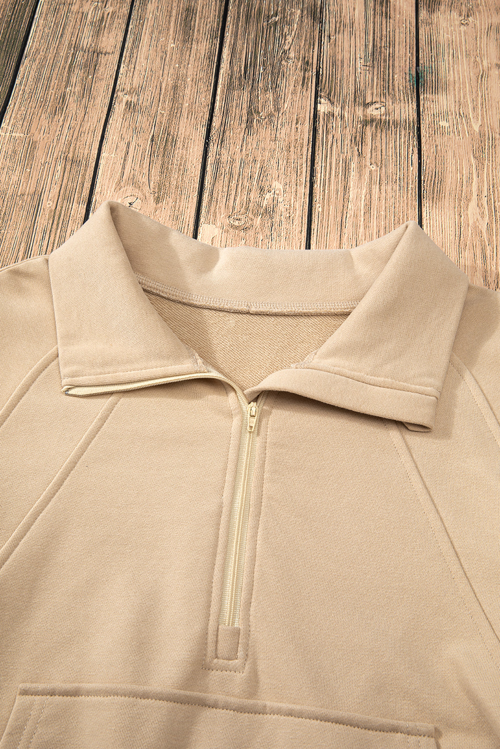 Quarter-Zip Kangaroo Sweatshirt