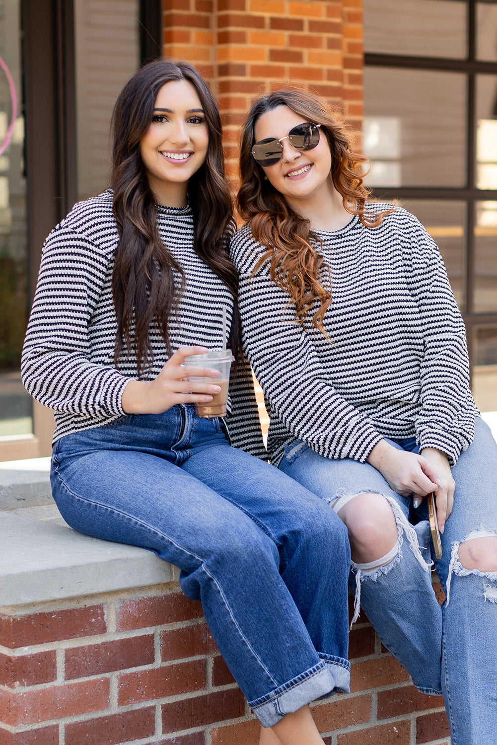 Stripe Long Sleeve Top