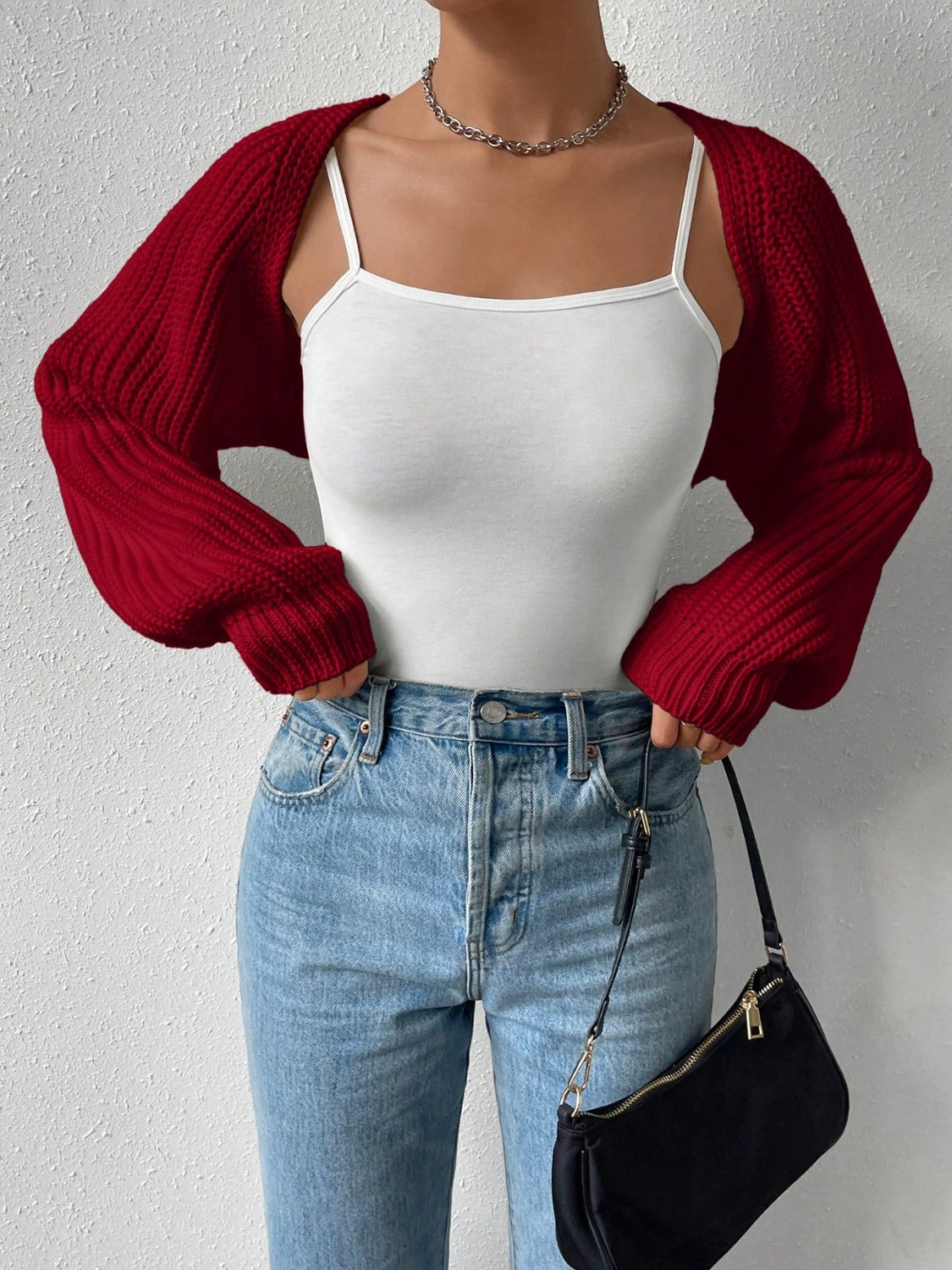 Honey Open Front Cropped Cardigan