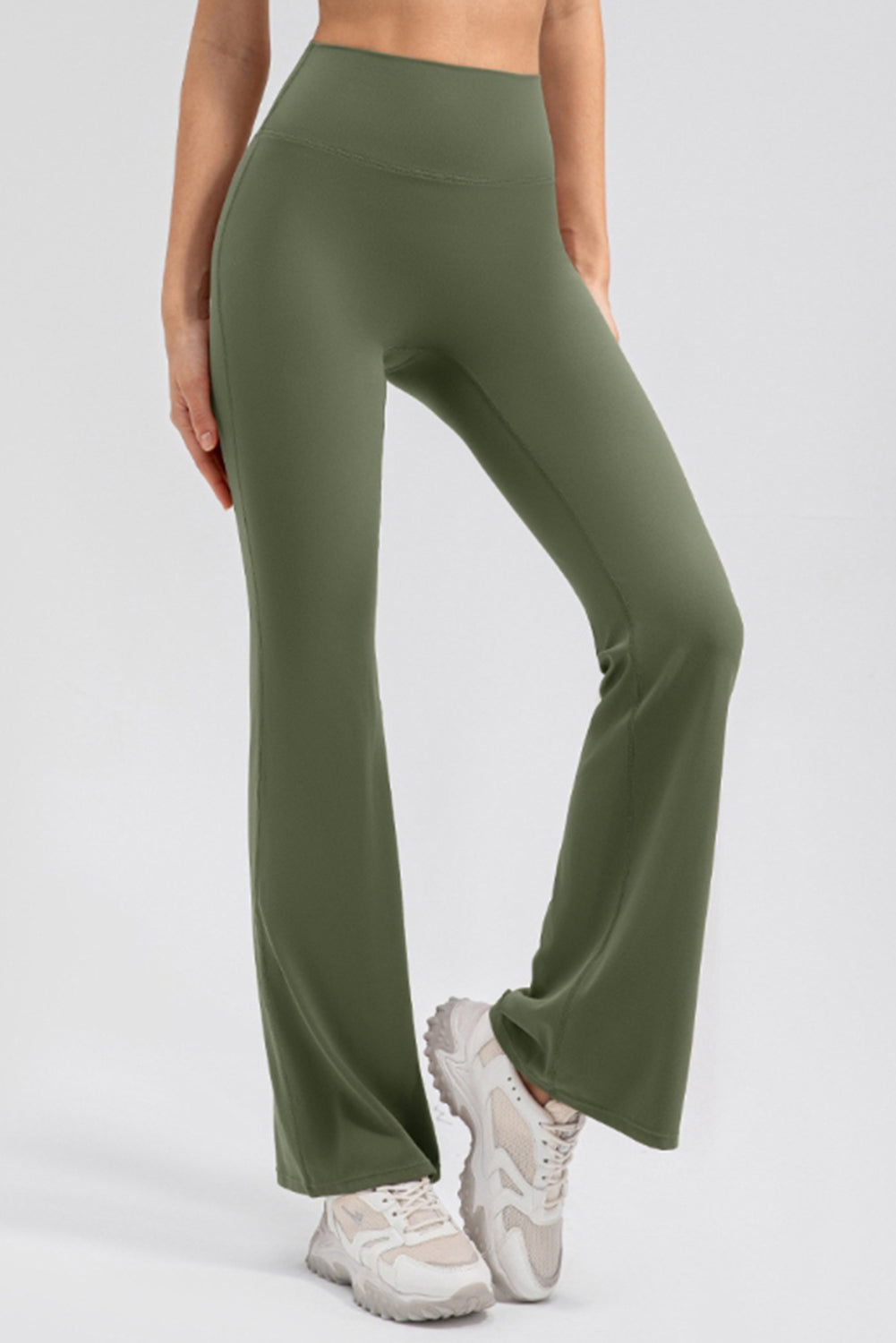 High Waist Straight Cut Active Leggings