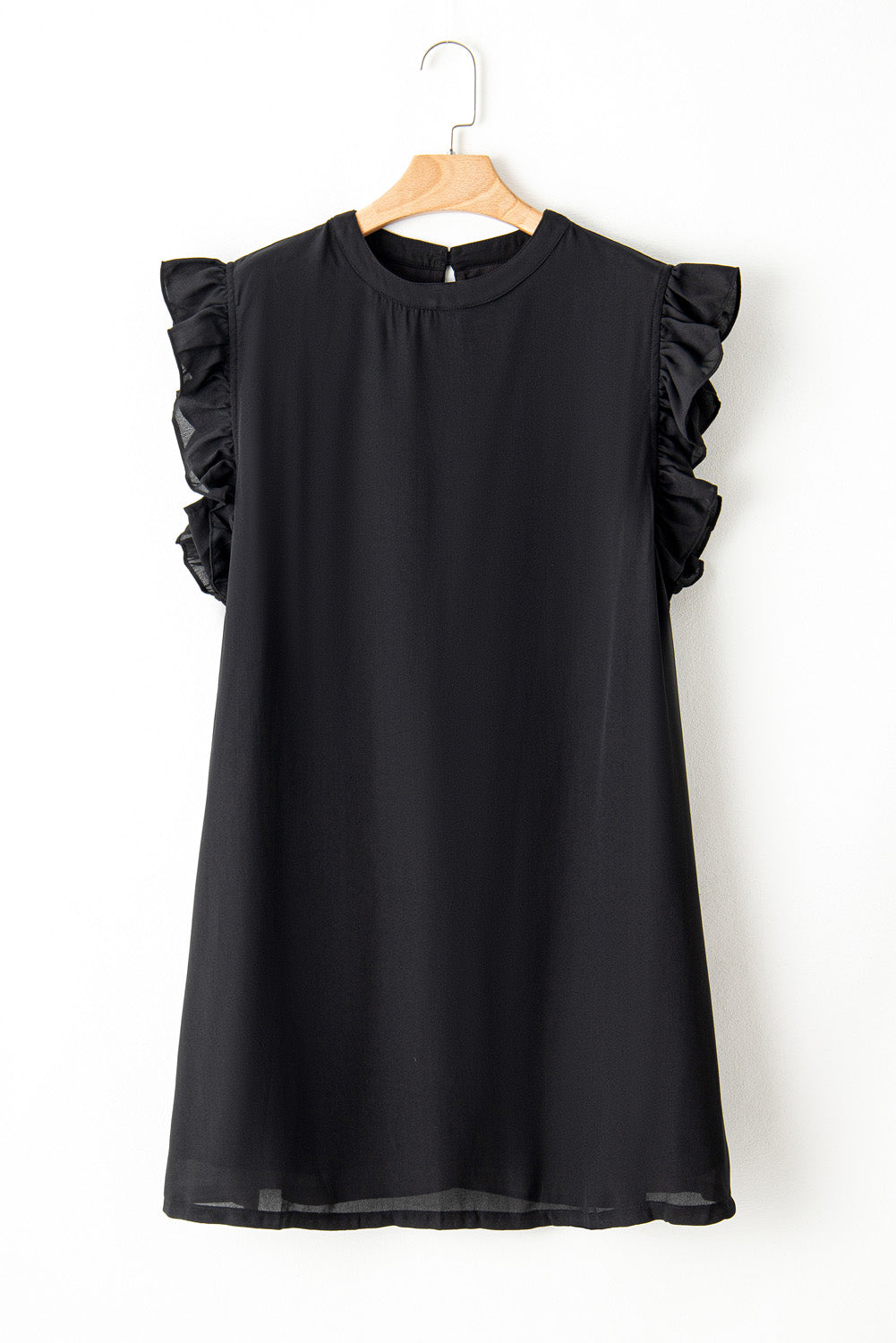 Plus Size Ruffled Shift Dress