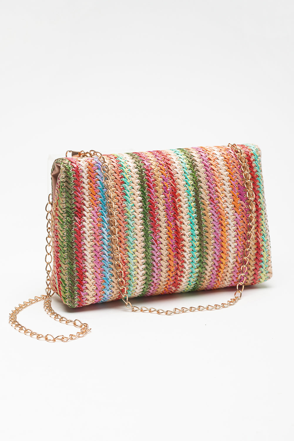 Pastel Bohemian Woven Shoulder Bag