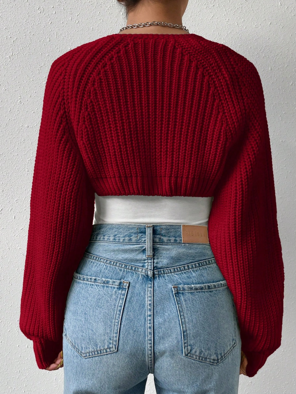 Honey Open Front Cropped Cardigan