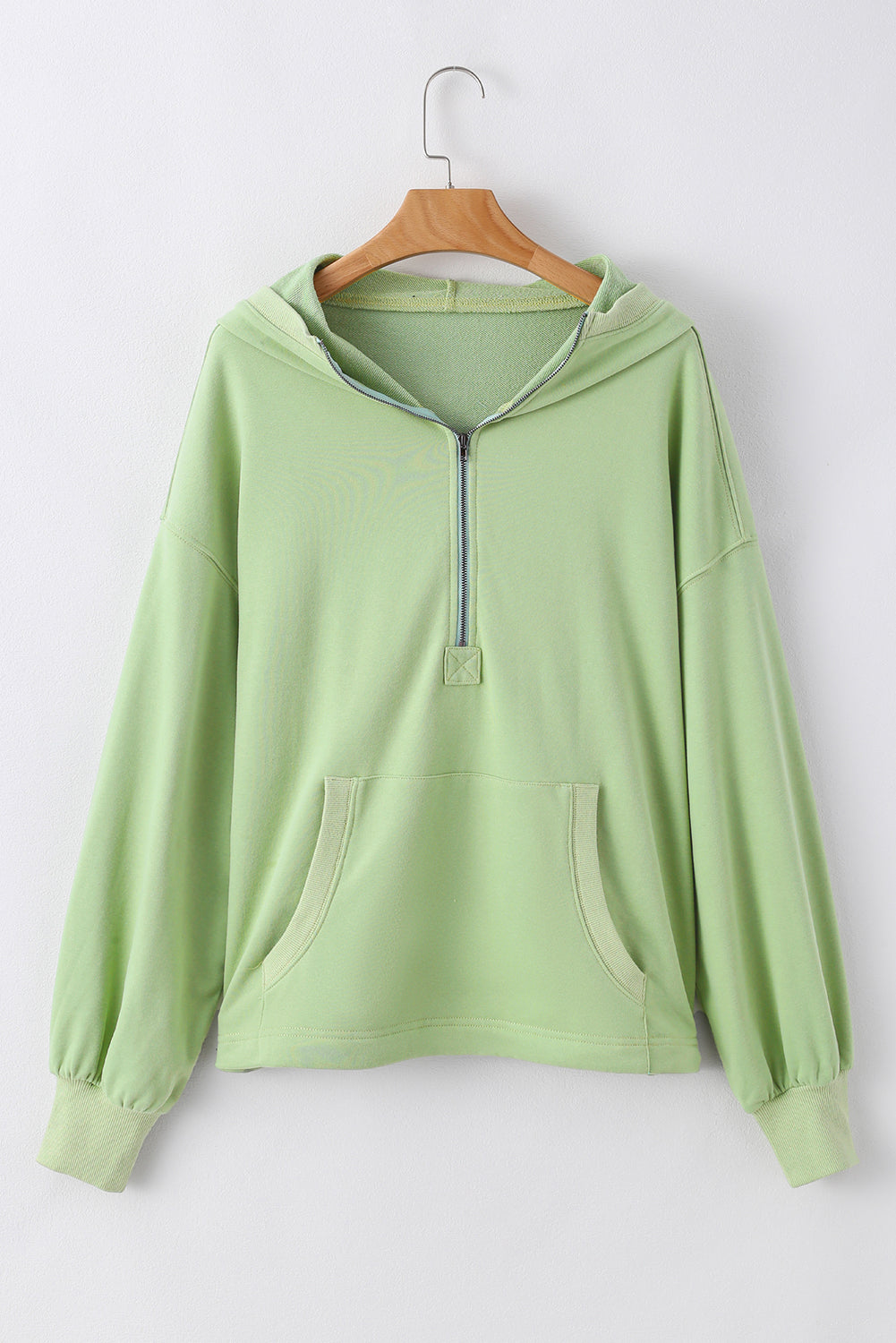 Kangaroo Half-Zip Oversized Hoodie