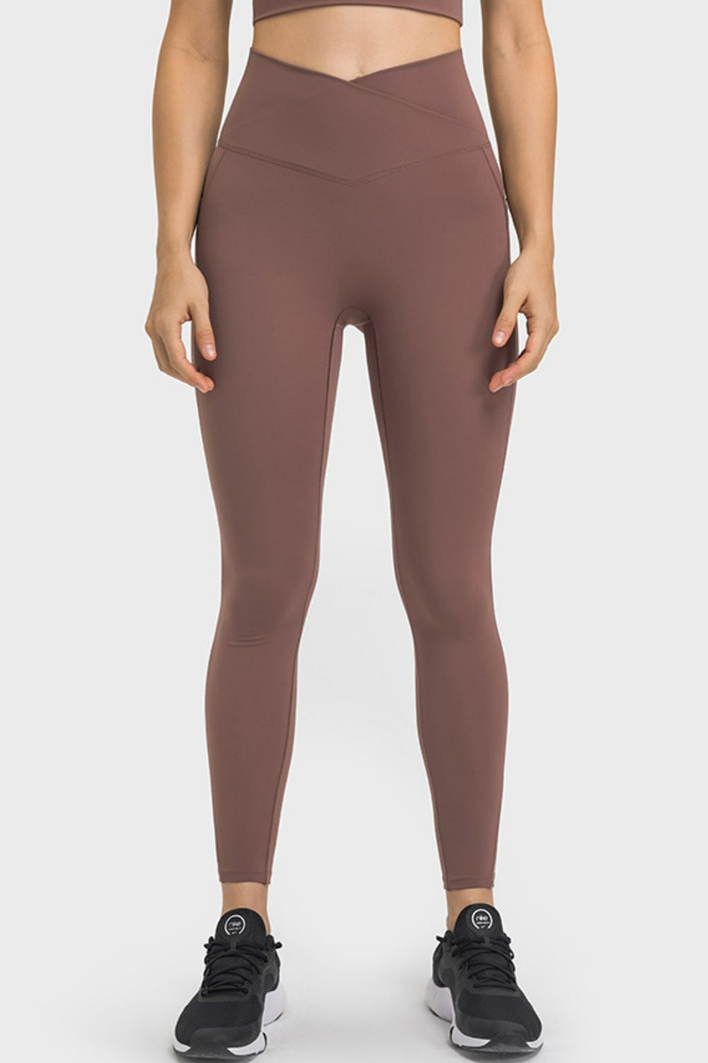 Crossover Active Leggings w/ Pockets