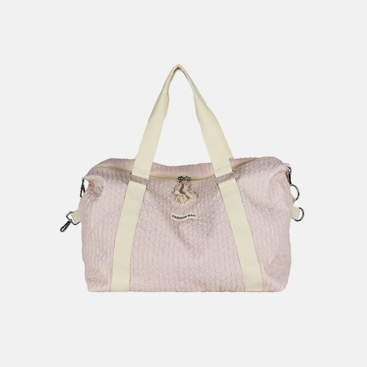 Textured Nylon Duffel Bag