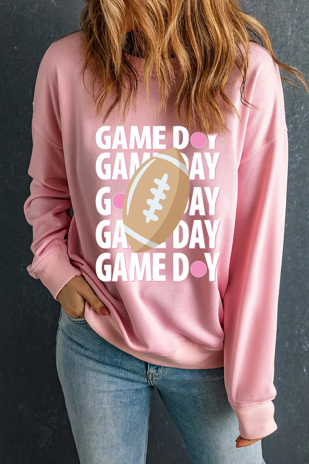 Pink Game Day Sweatshirt