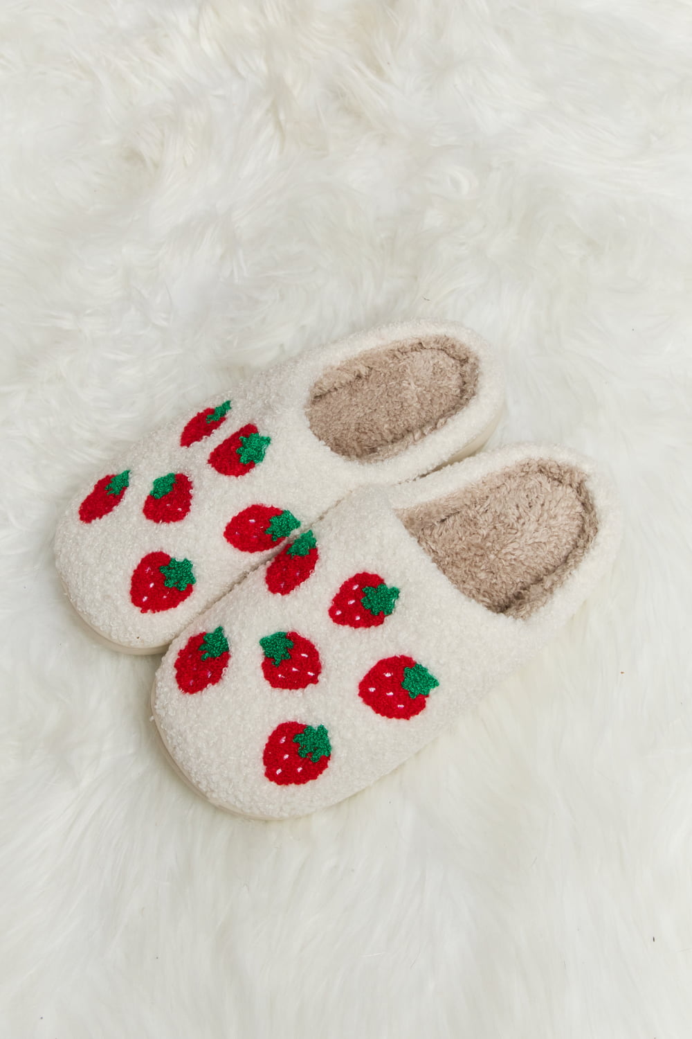 Printed Plush Slippers