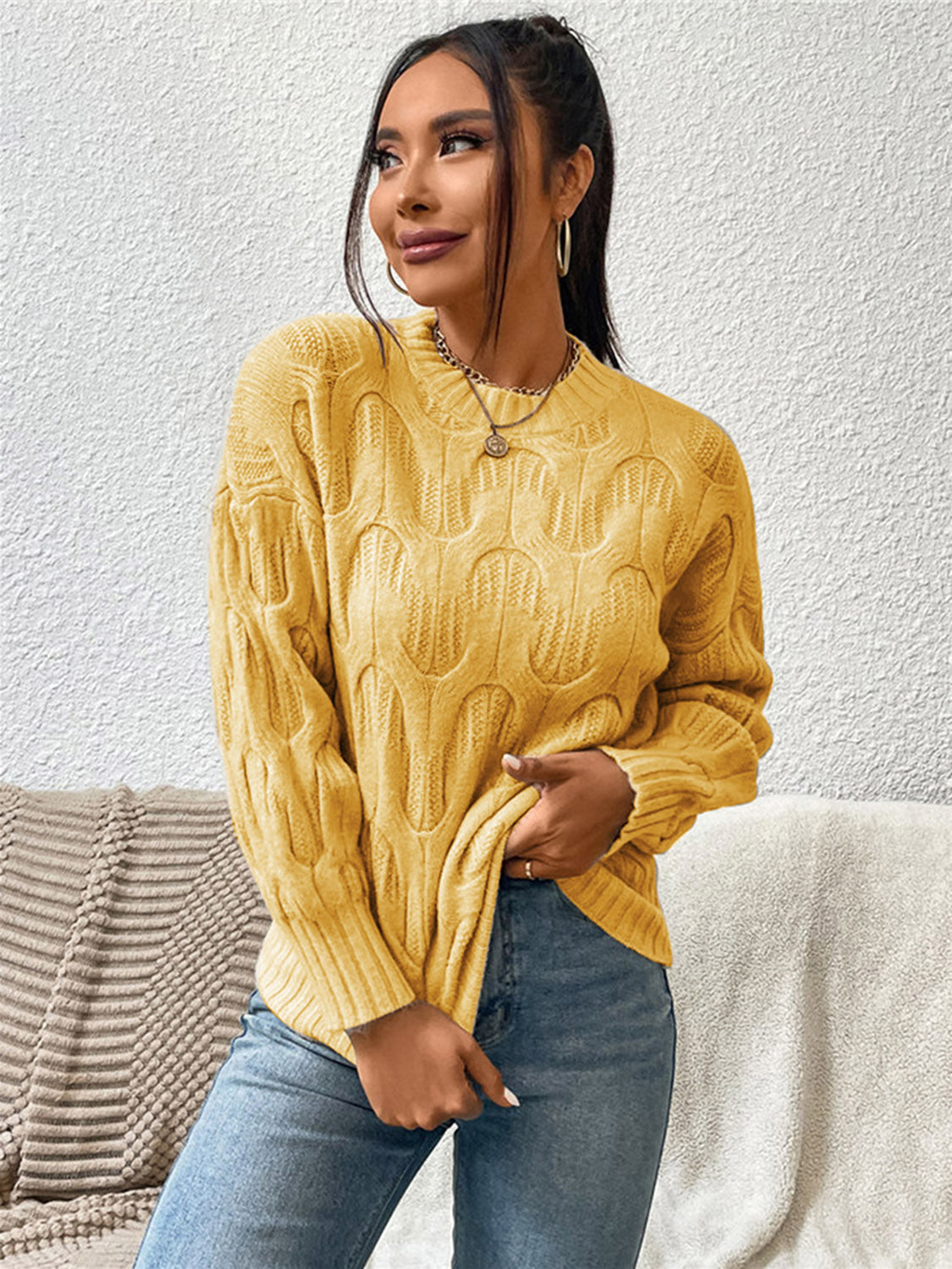 Round Neck Sweater