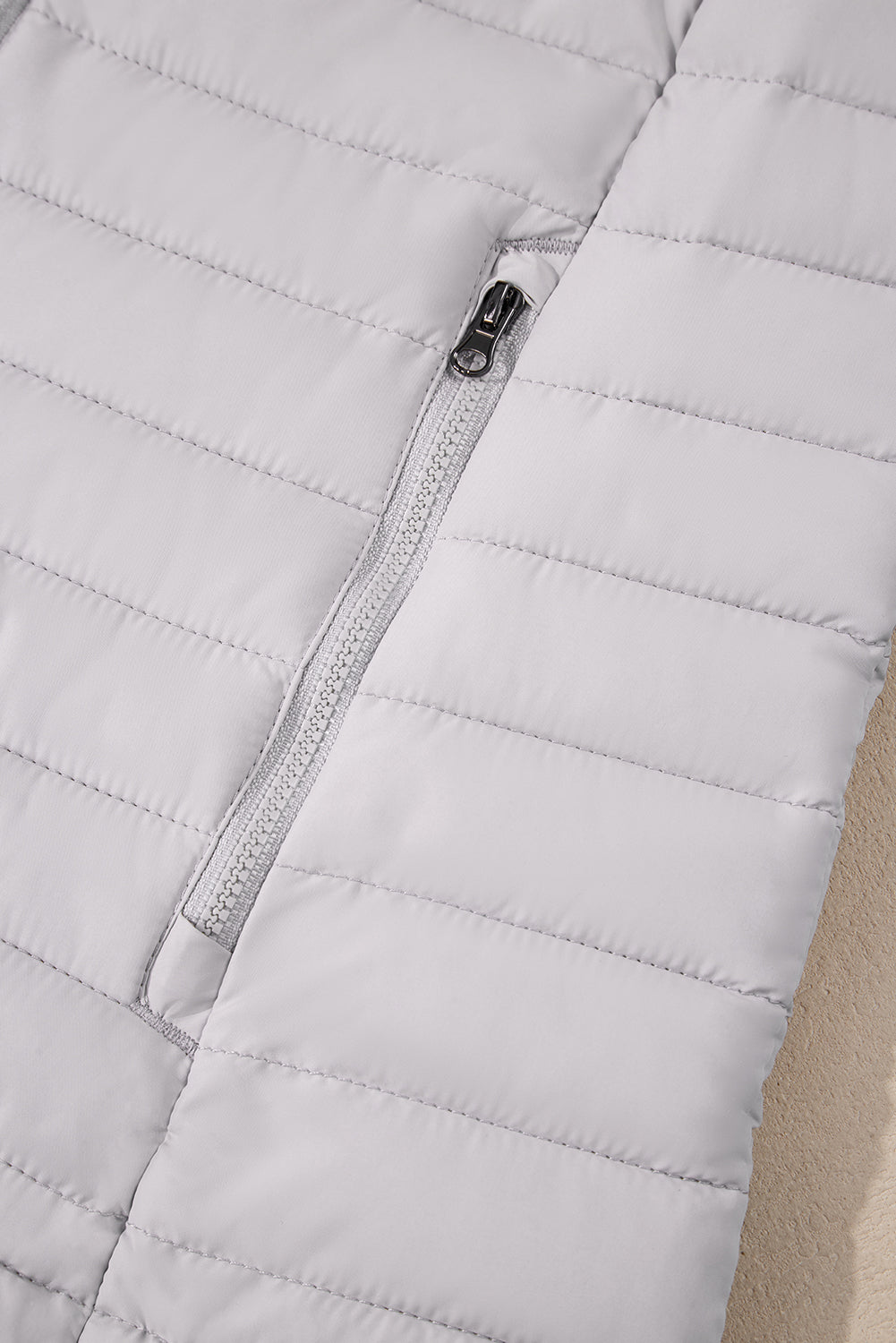 Quilted Zip-Up Puffer Jacket