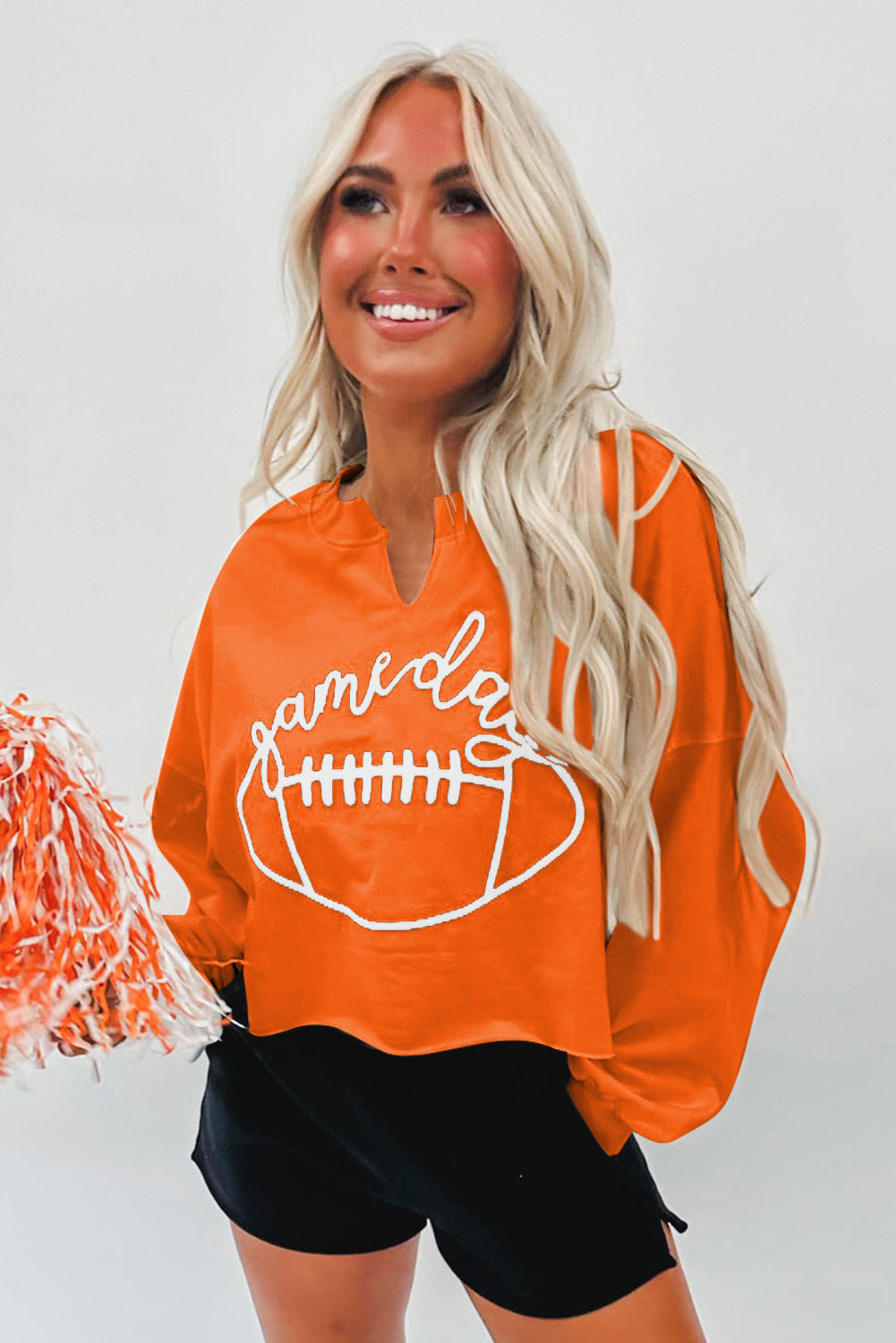 Orange Game Day Football Sweatshirt