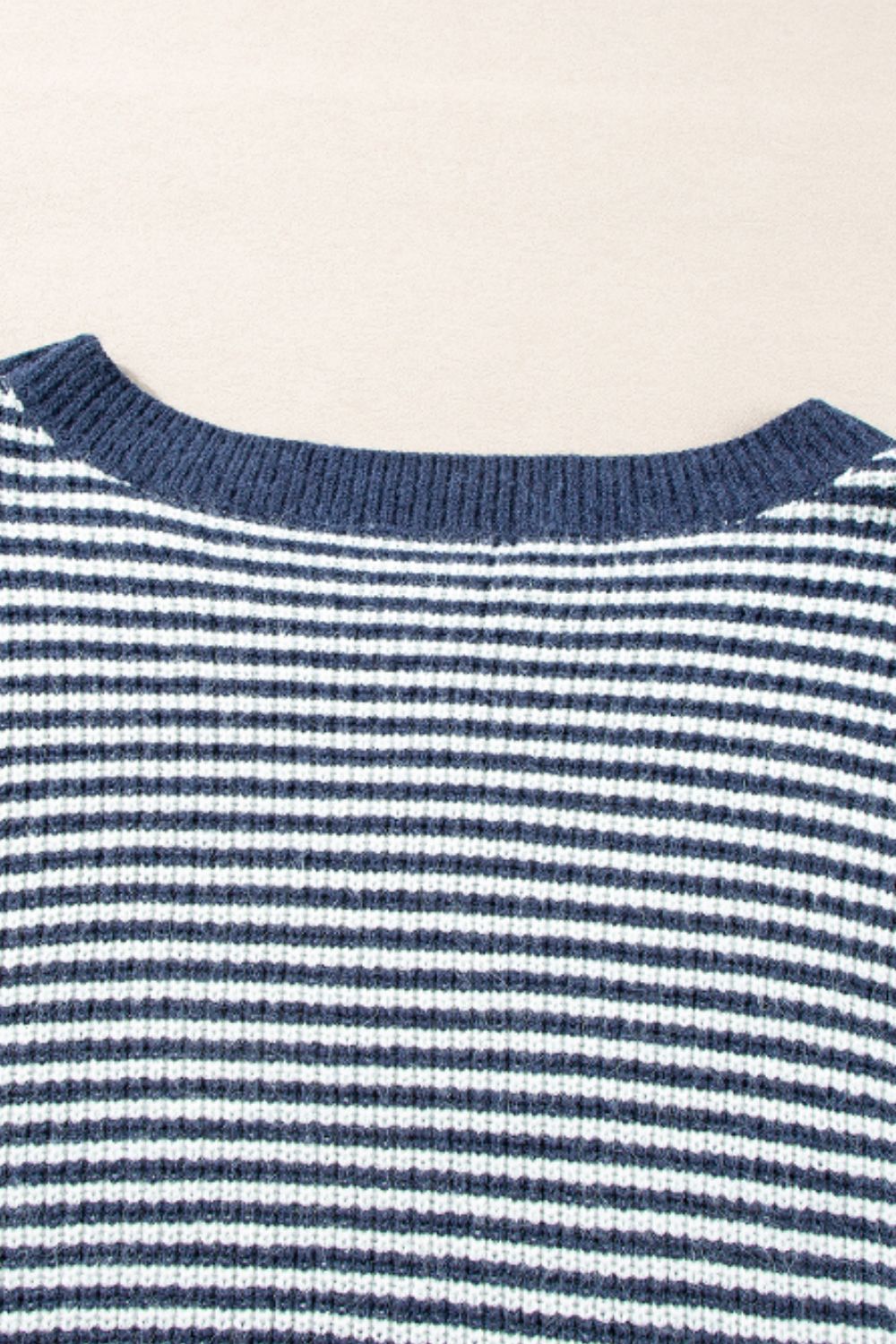 Striped Boat Neck Sweater