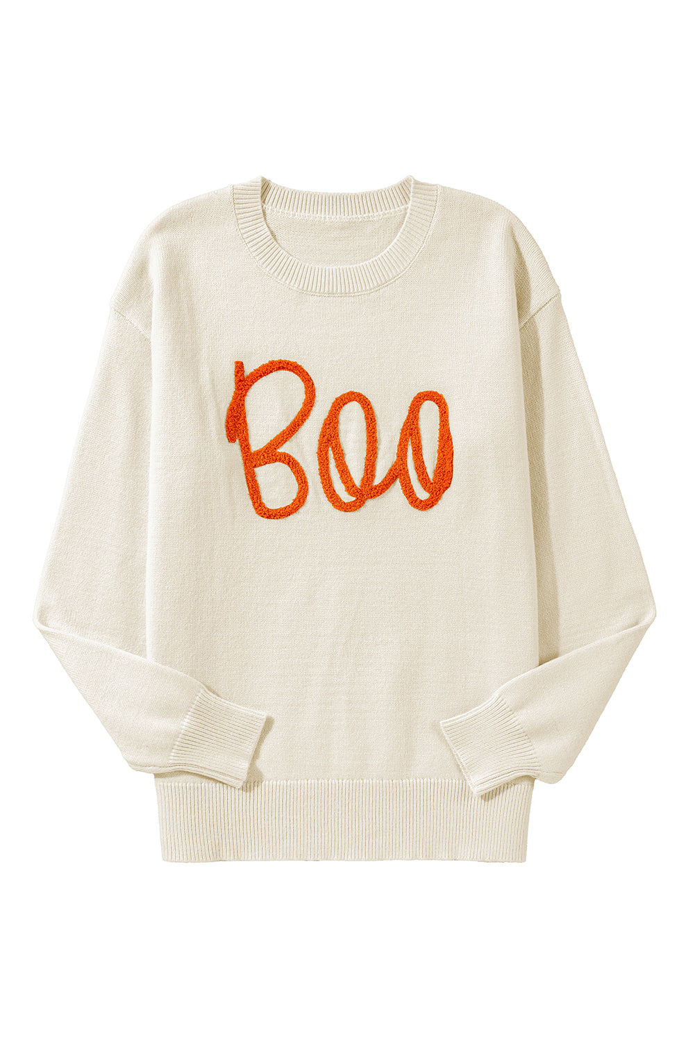 Apricot Boo Knitted Drop Shoulder Sweater