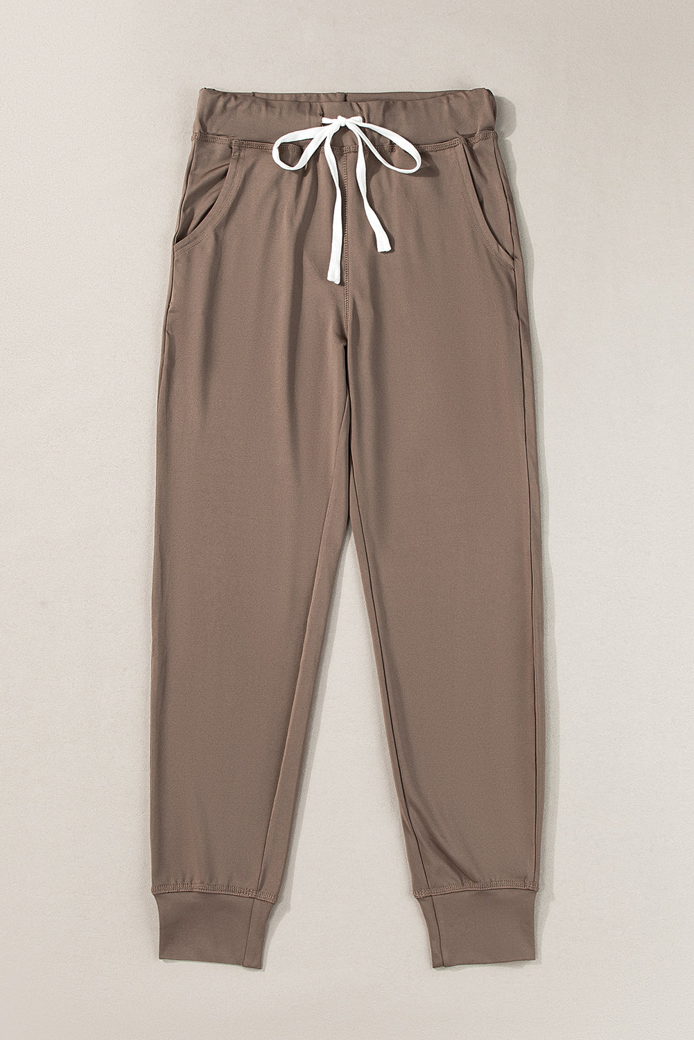 Drawstring Pocketed Joggers