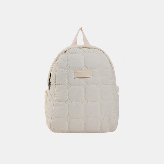 Quilted Polyester Backpack