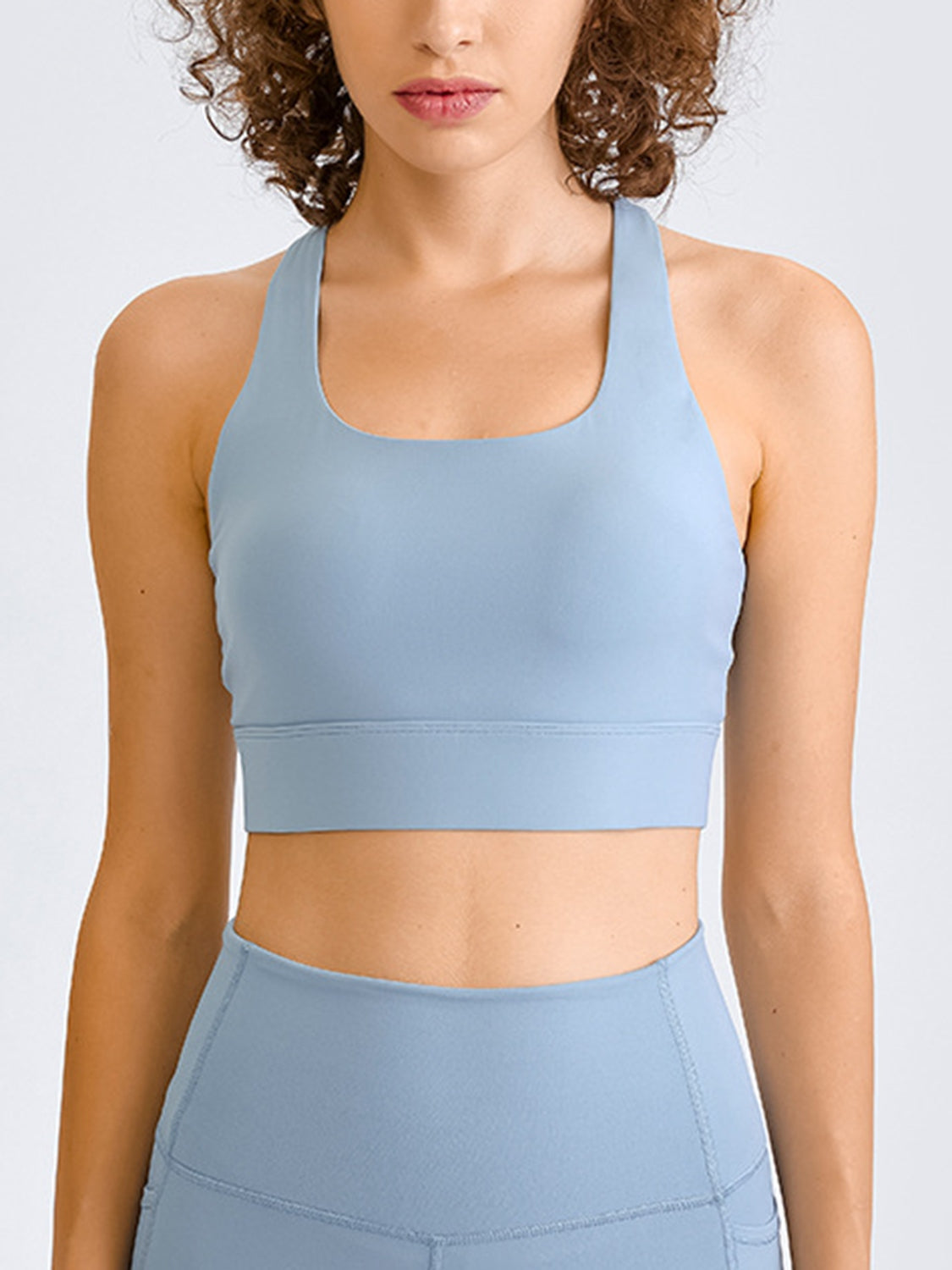 Double Take Racerback Cropped Tank