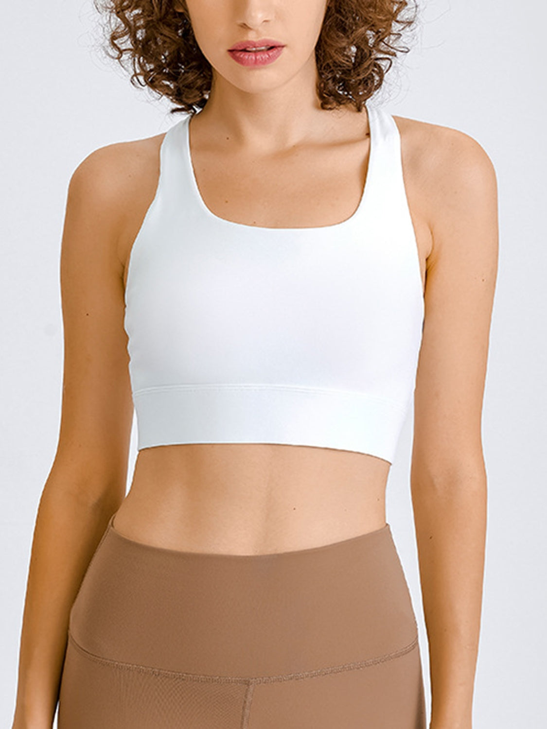 Double Take Racerback Cropped Tank