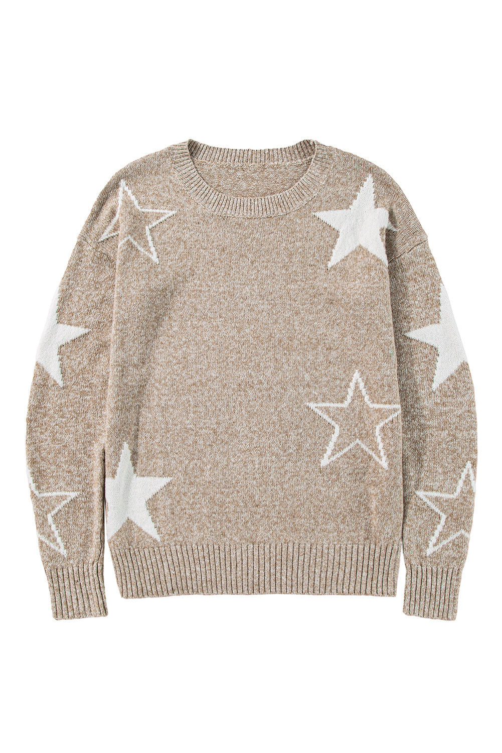 Khaki Star Sweater