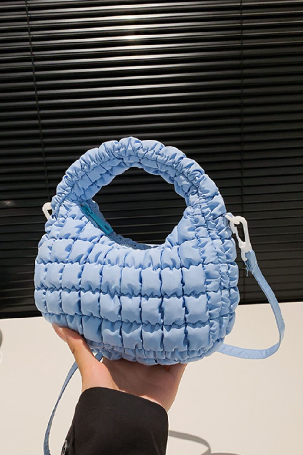 Quilted Puffy Crossbody Bag