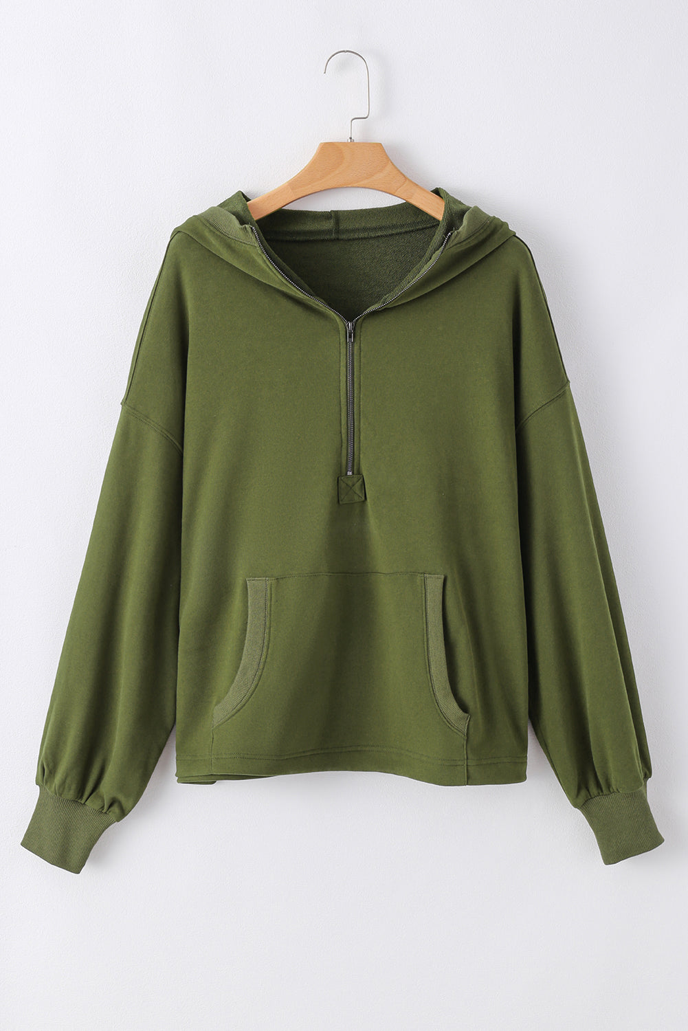 Kangaroo Half-Zip Oversized Hoodie