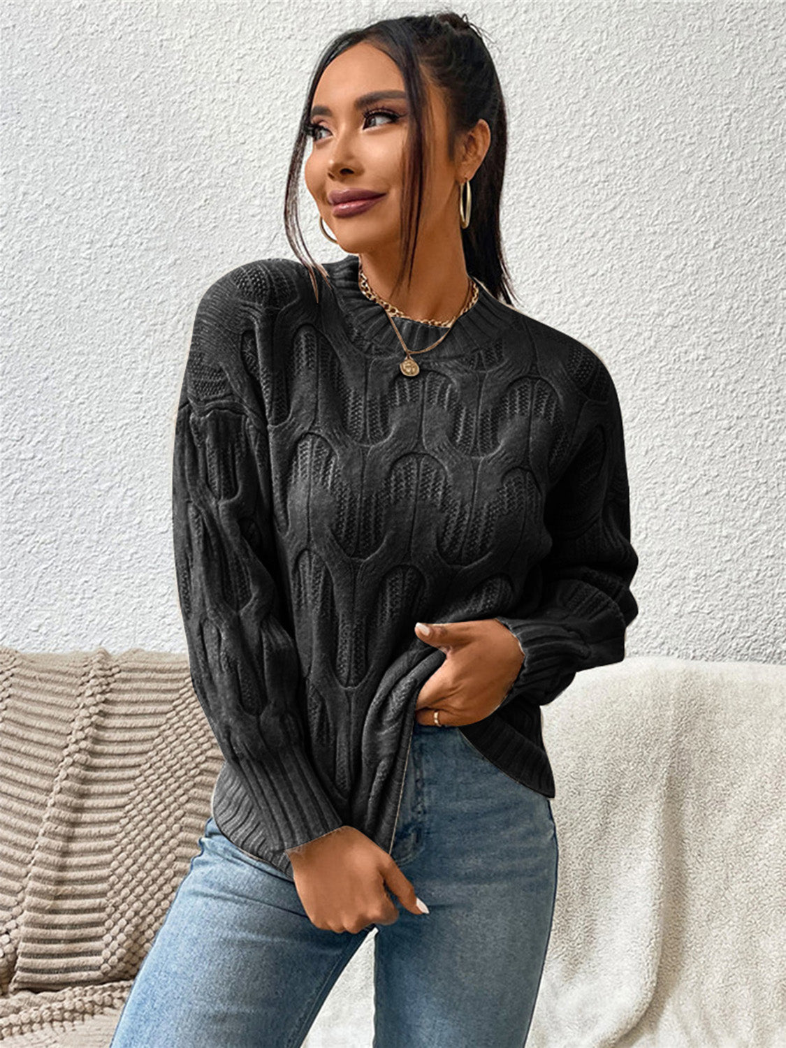 Round Neck Sweater