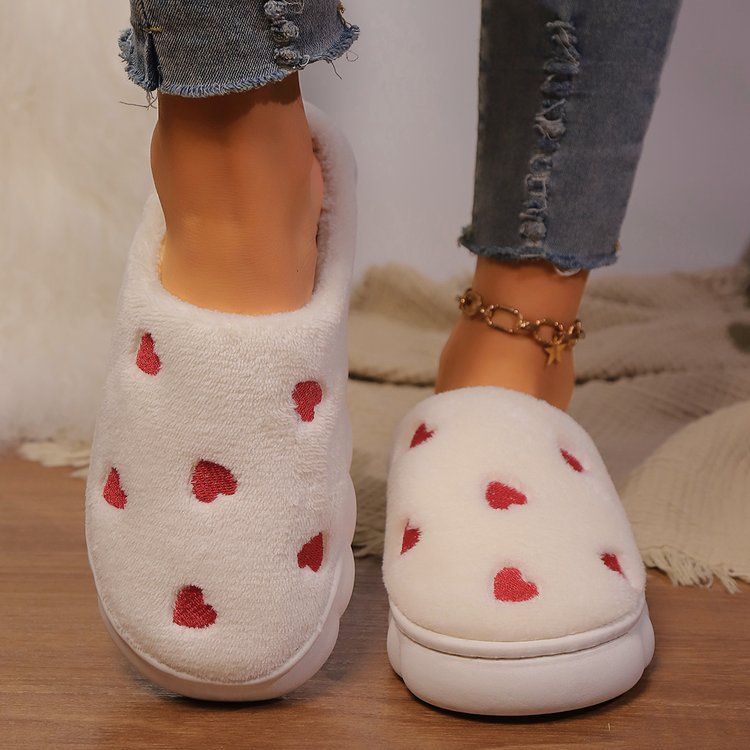 Heart Flat Slippers