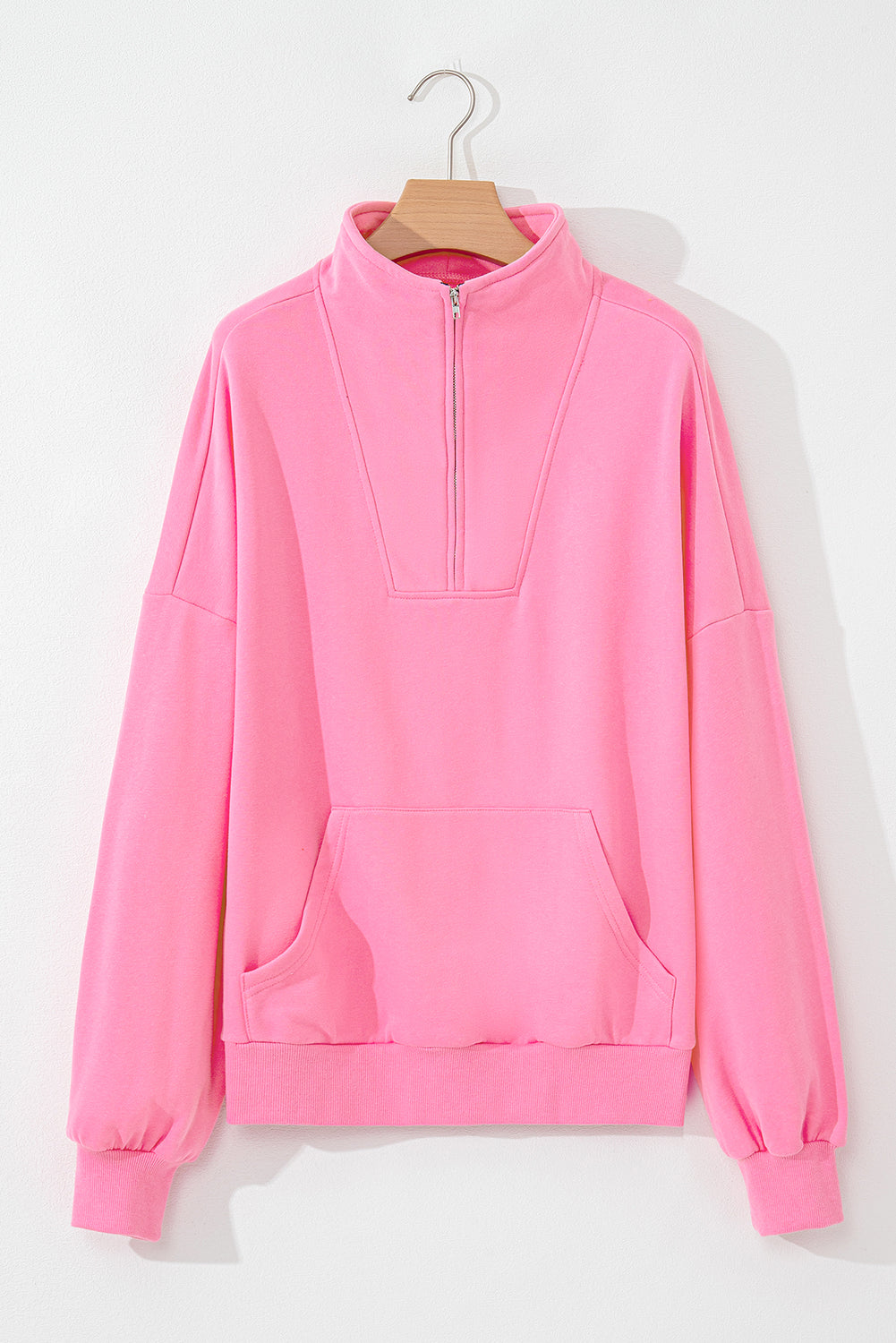 Quarter-Zip Kangaroo Sweatshirt