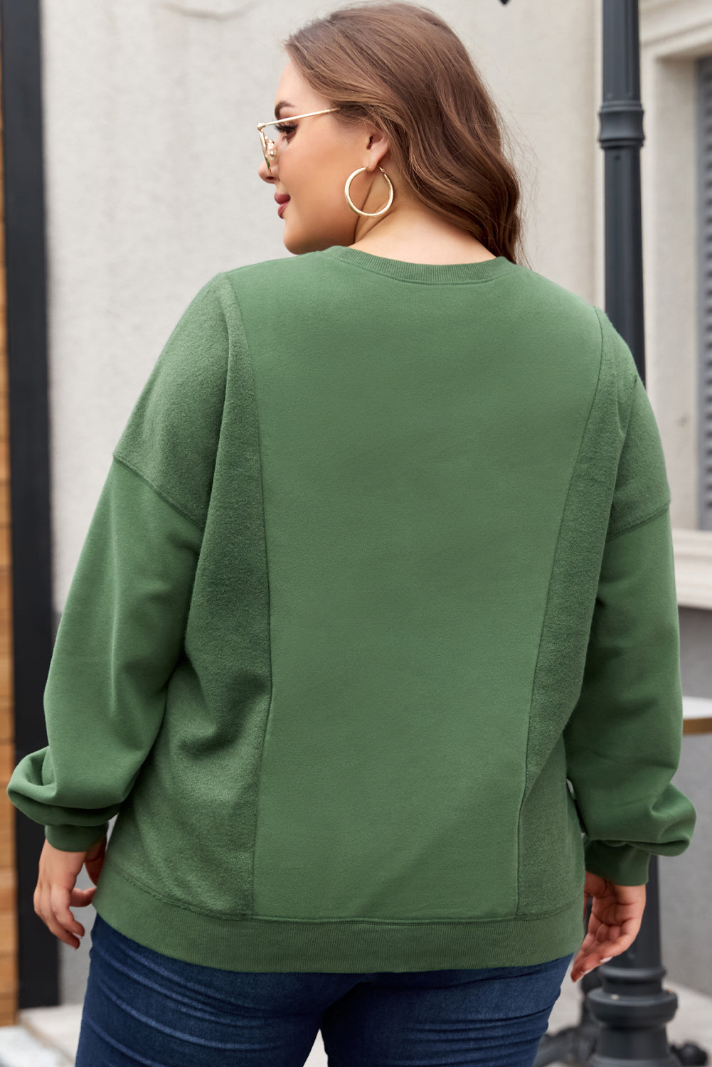 Plus Size Loose Crewneck