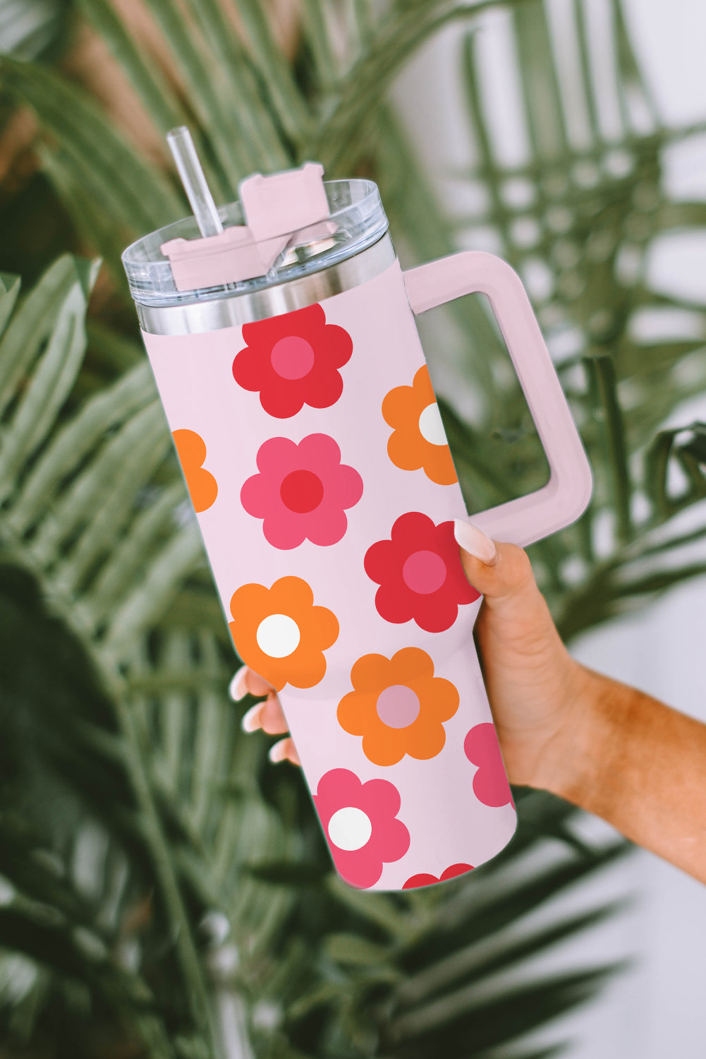 Flower Print Tumbler 40oz