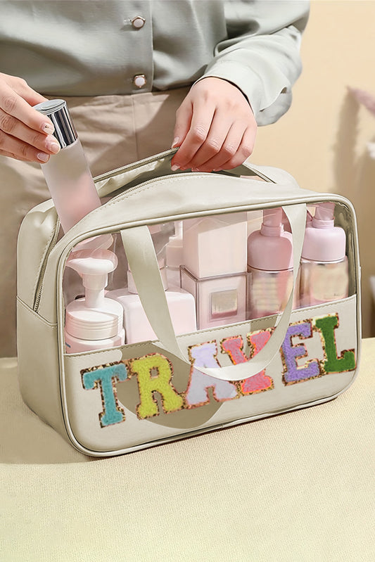 TRAVEL Clear Makeup Bag