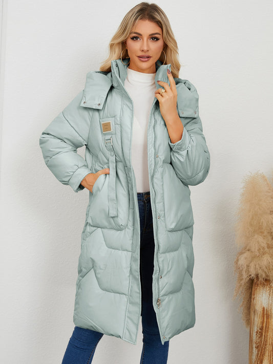 Longline Hooded Winter Coat