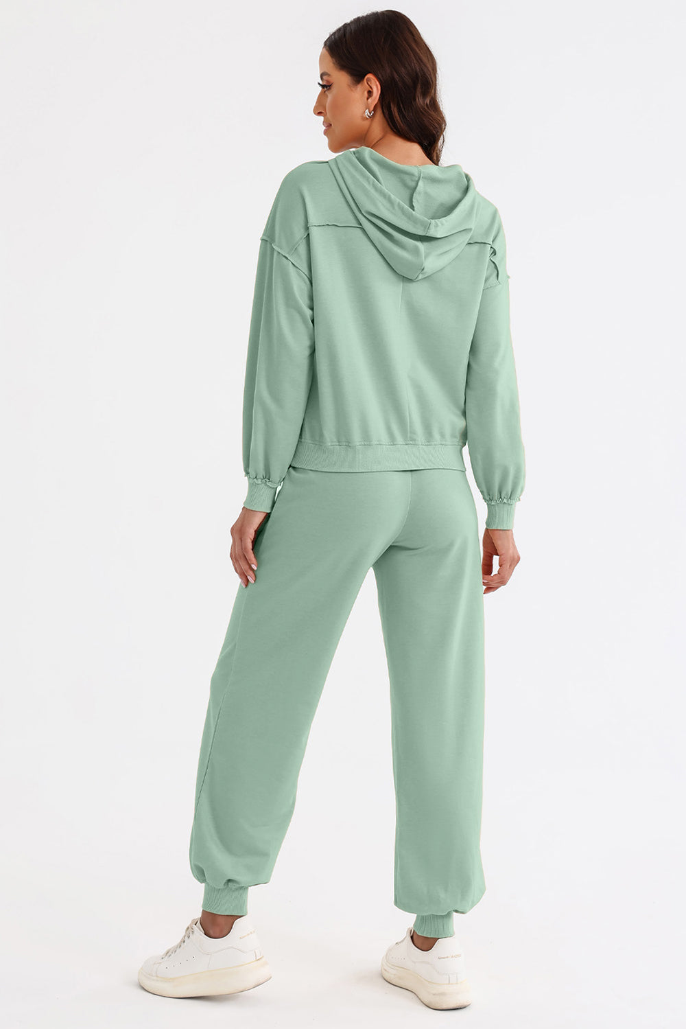 Cutout Hoodie & Joggers Active Set