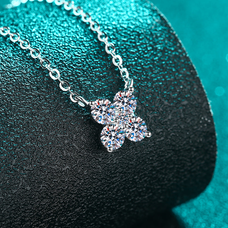 1.26 Carat Moissanite Pendant Necklace