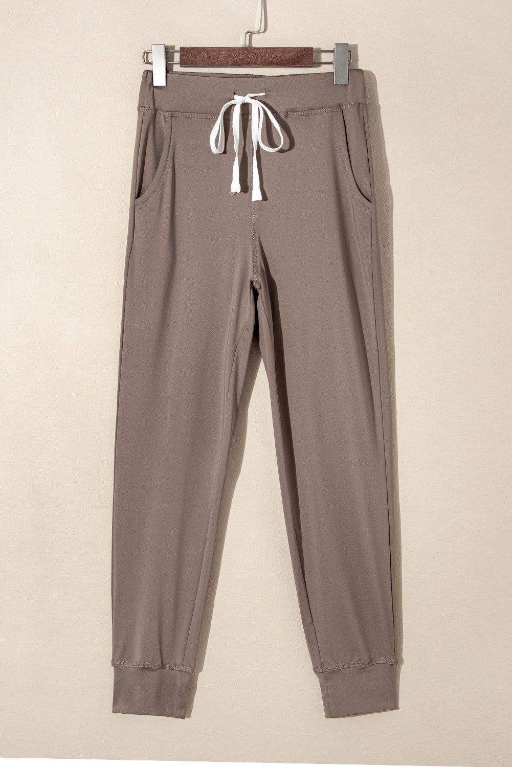 Drawstring Pocketed Joggers