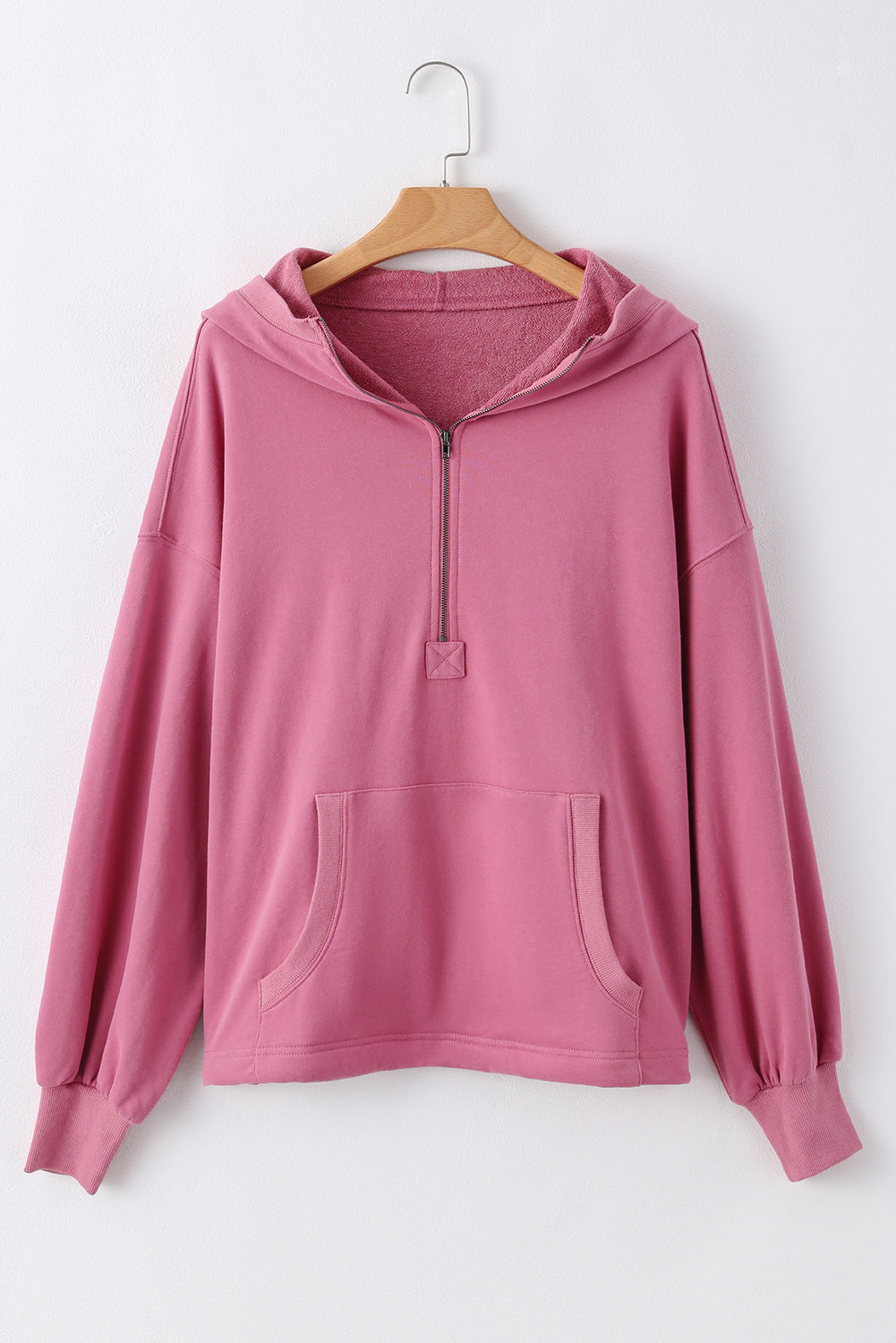 Kangaroo Half-Zip Oversized Hoodie