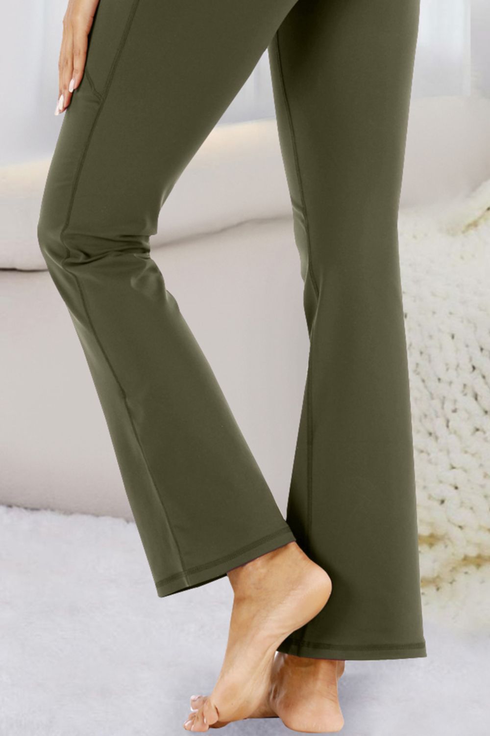 High Waist Active Flare Leggings