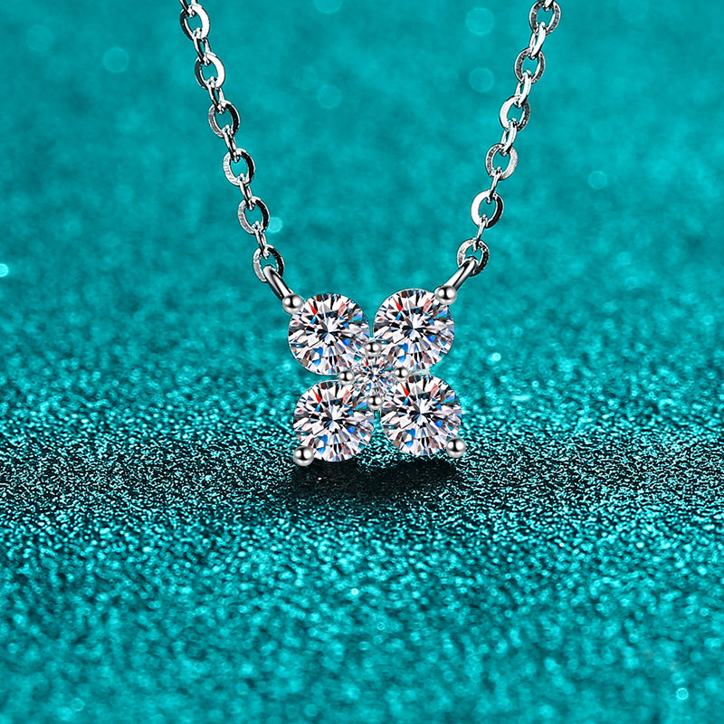 1.26 Carat Moissanite Pendant Necklace