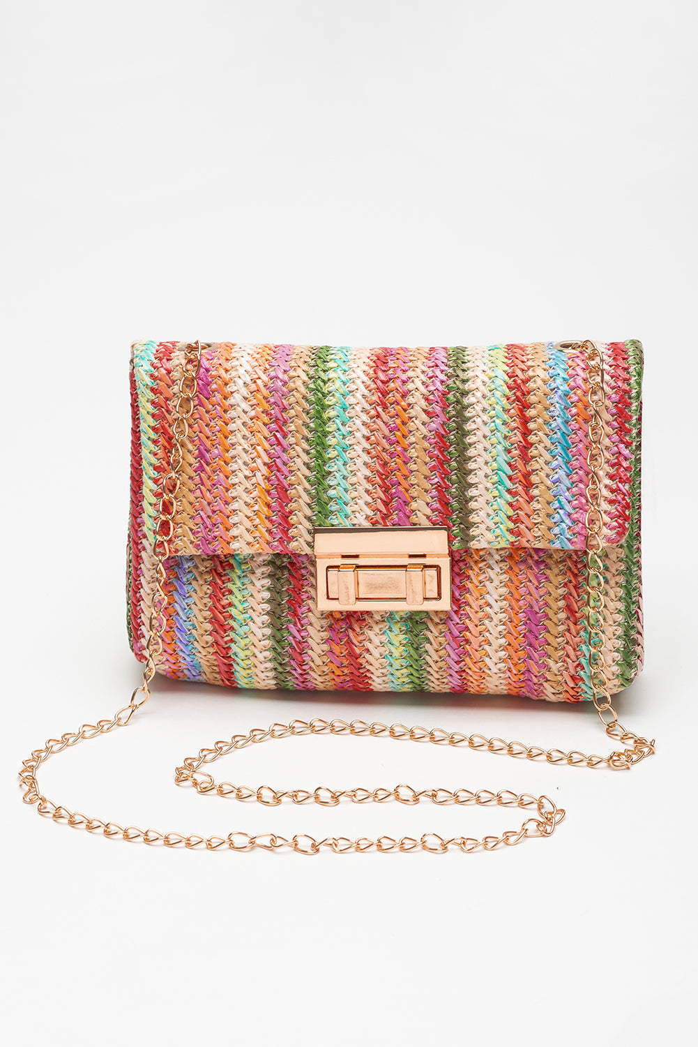 Pastel Bohemian Woven Shoulder Bag