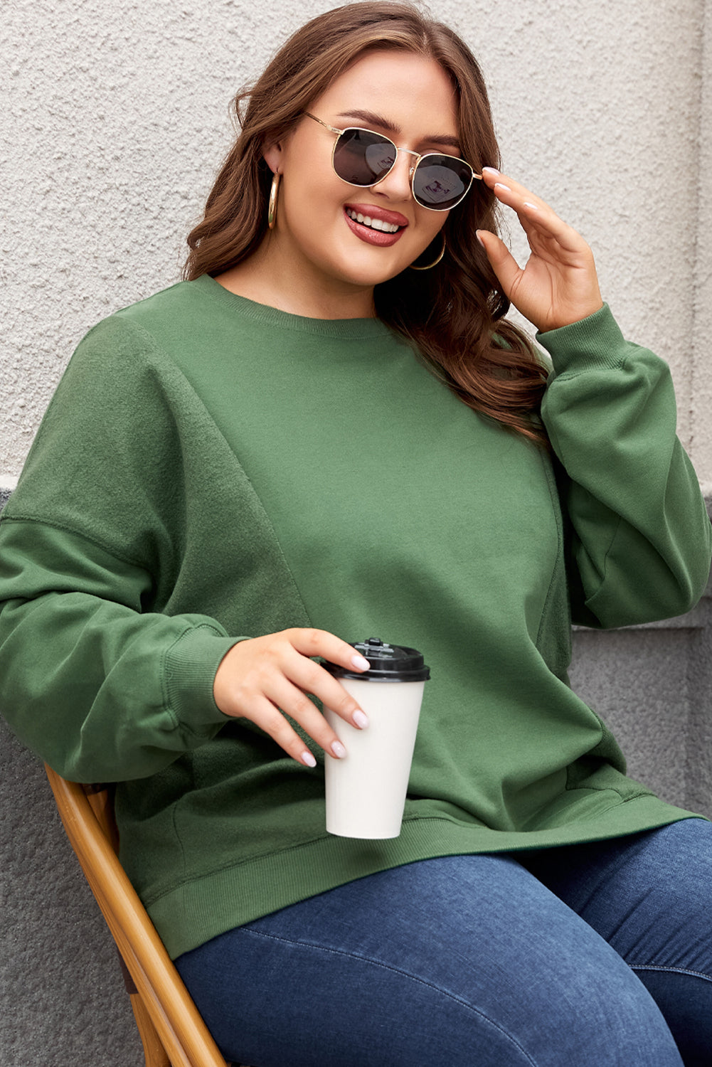 Plus Size Loose Crewneck