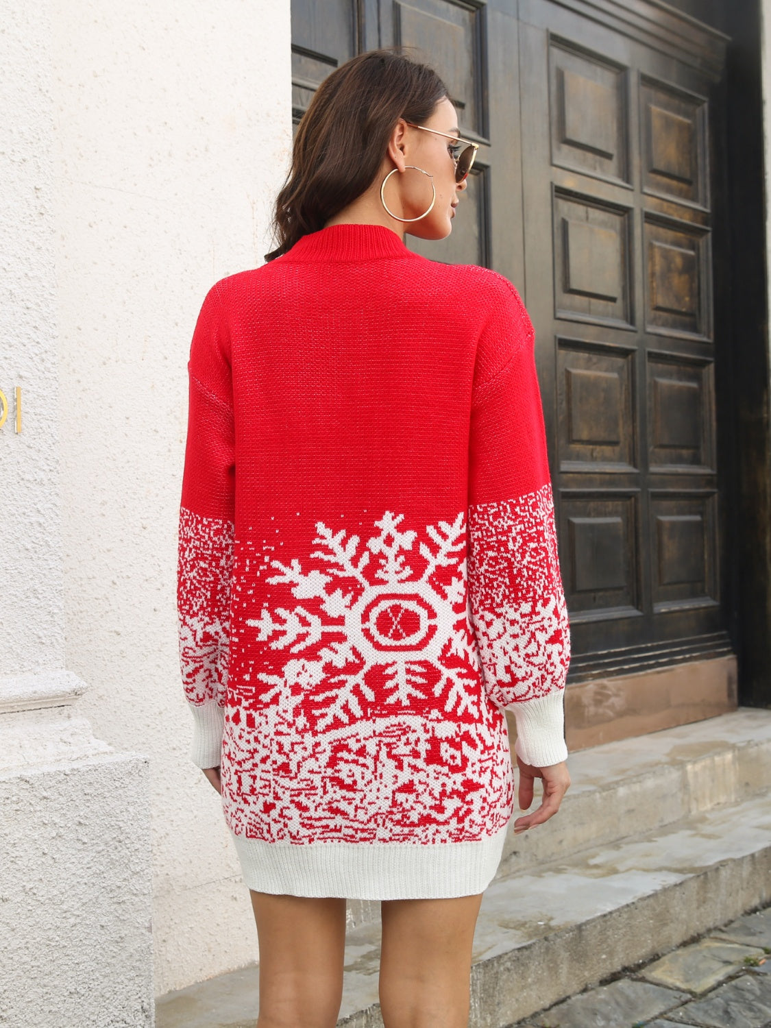 Snowflake Sweater Dress