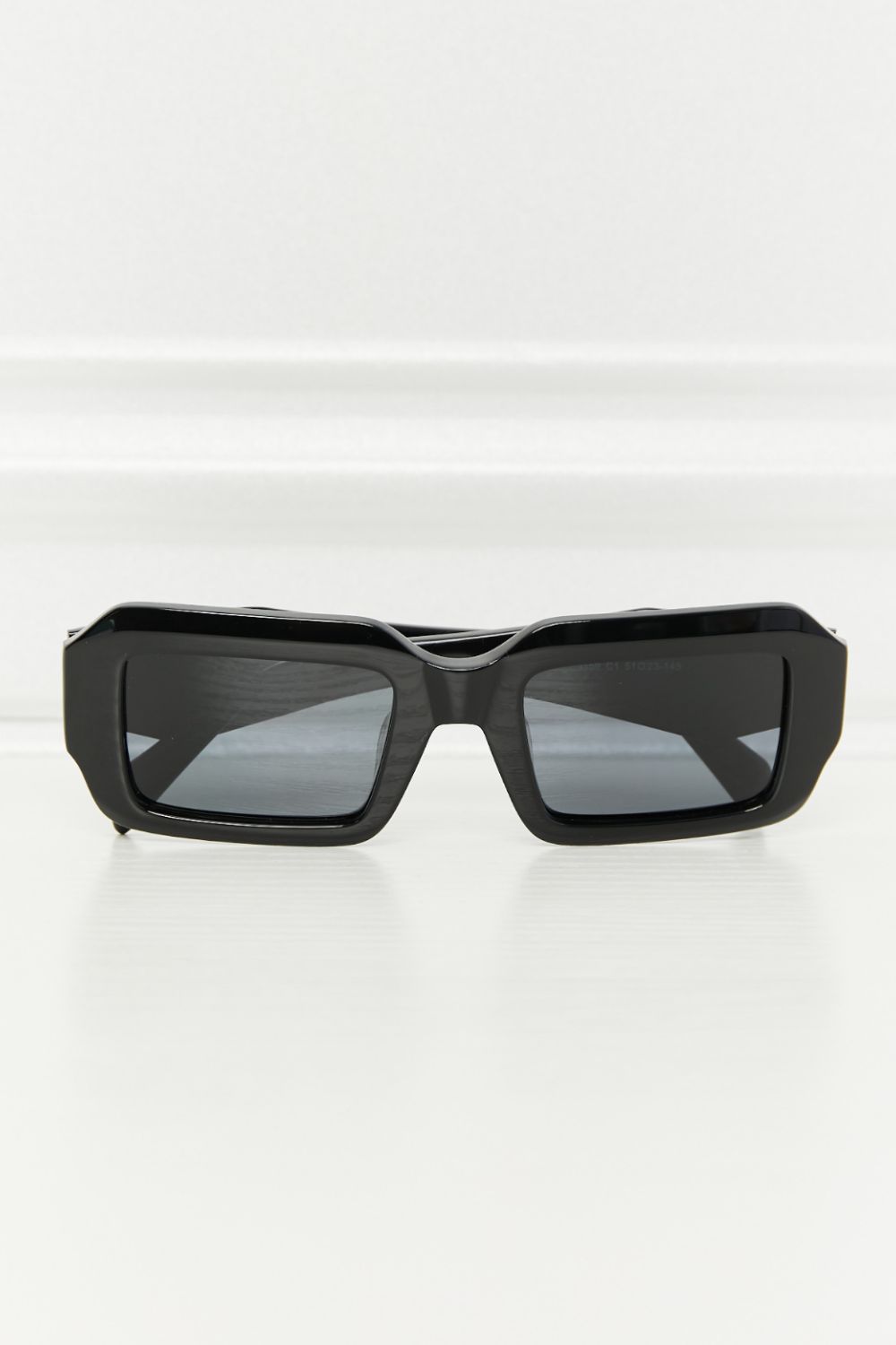 Rectangular Polarized Full Rim Sunglasses