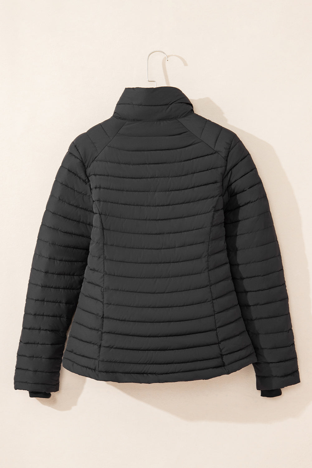 Quilted Zip-Up Puffer Jacket