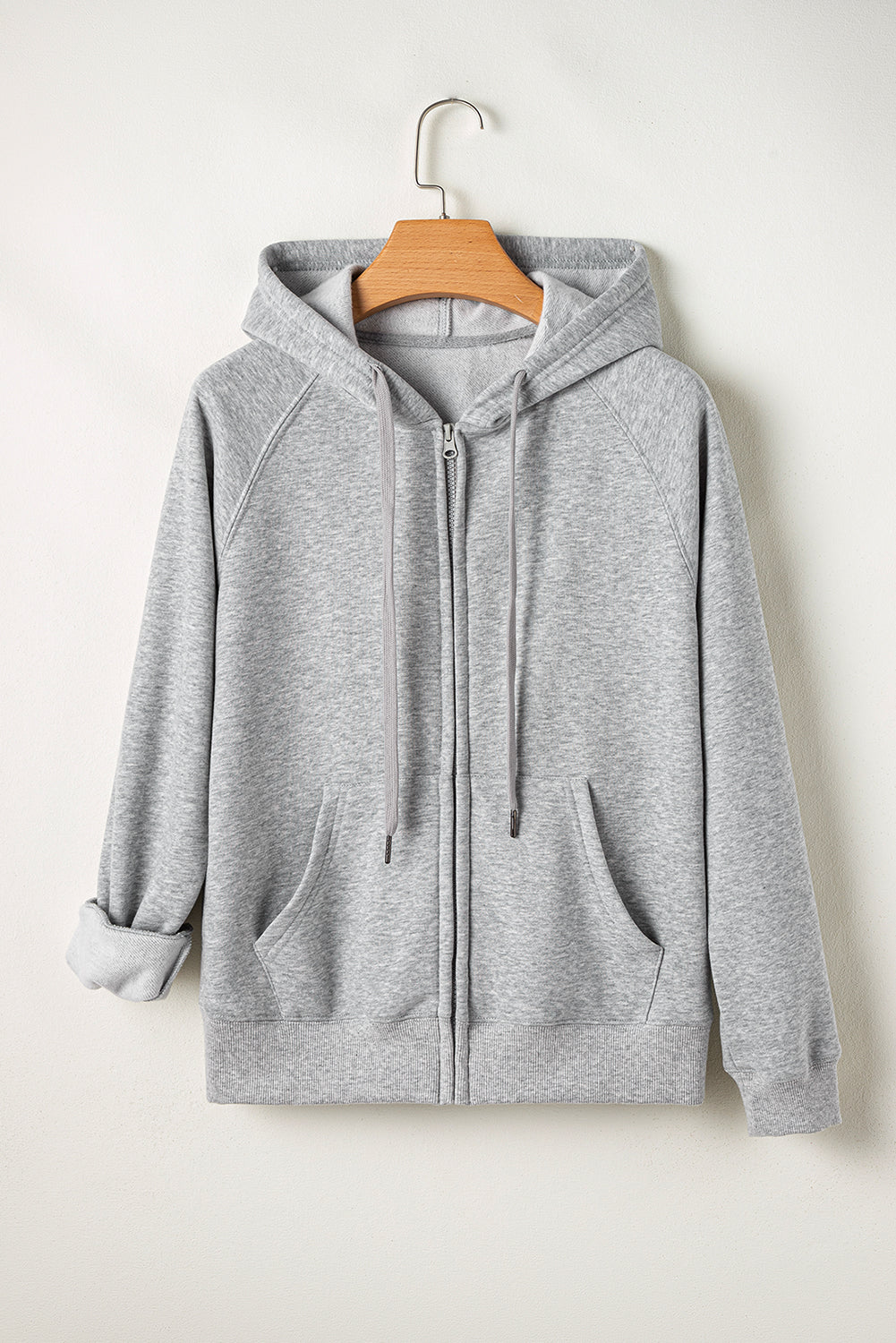 Fleece Lined Zip-Up Hoodie