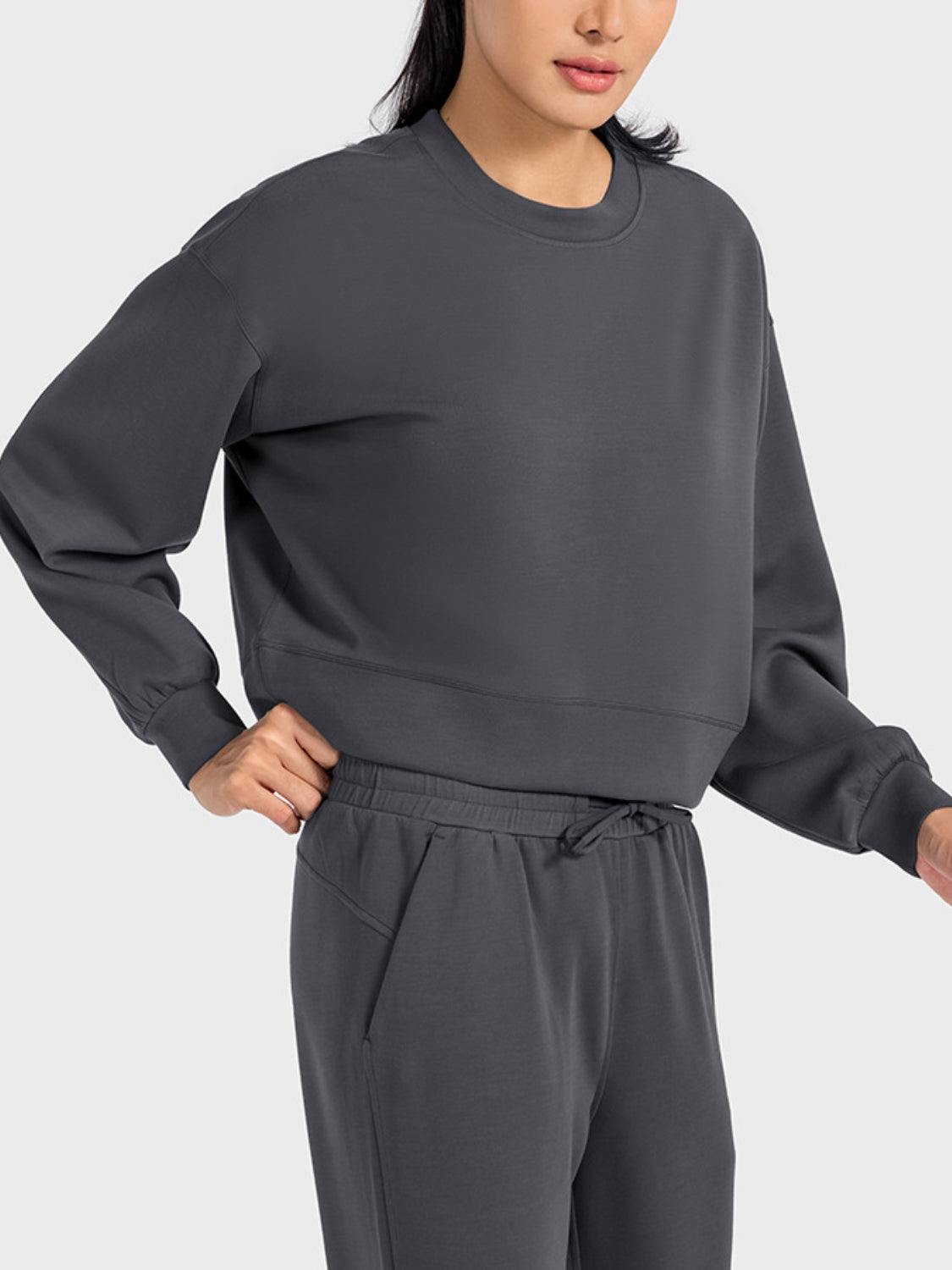 Round Neck Active Crewneck