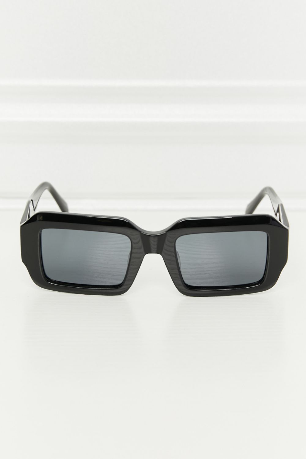 Rectangular Polarized Full Rim Sunglasses