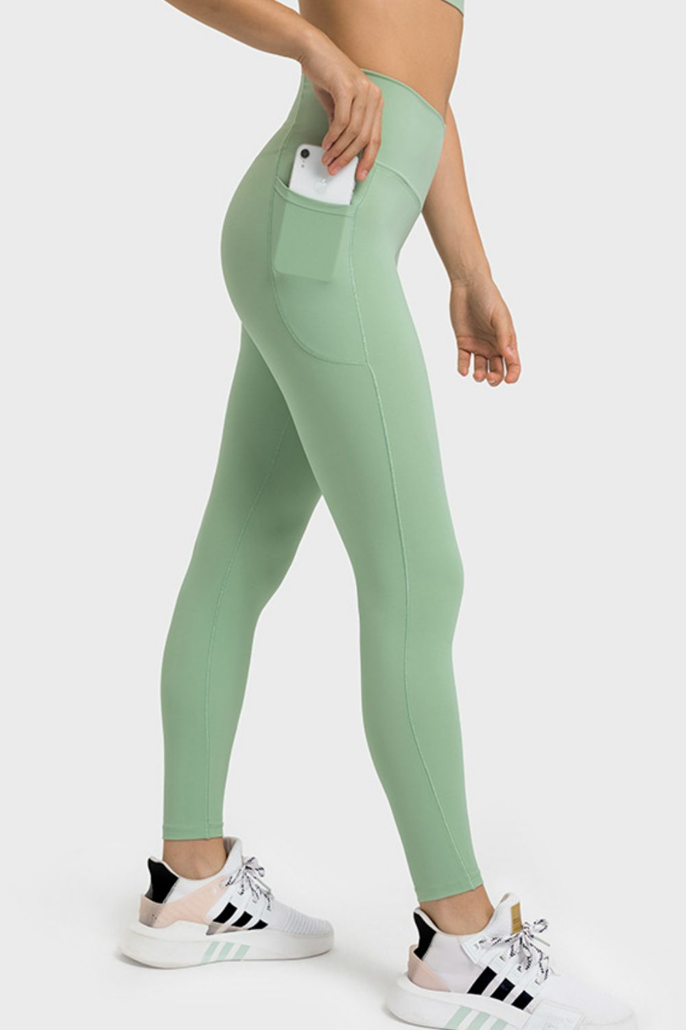 Crossover Active Leggings w/ Pockets