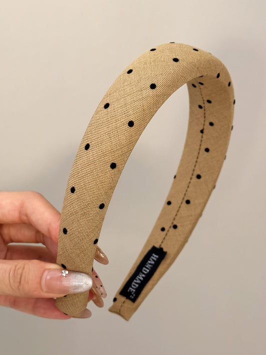 Polka Dot Wide Headband