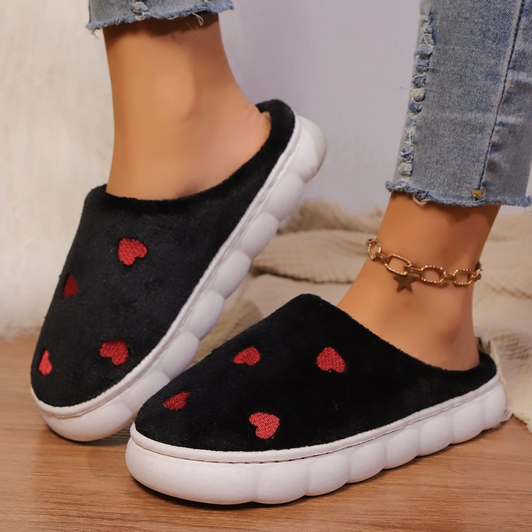 Heart Flat Slippers